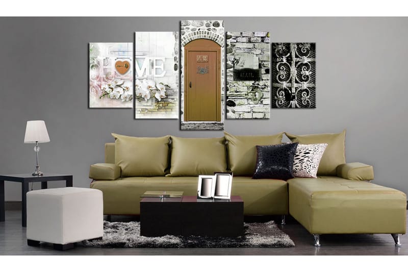 Bilde Home Of Love 100x50 - Artgeist sp. z o. o. - Innredning - Bilder & kunst - Lerretsbilder