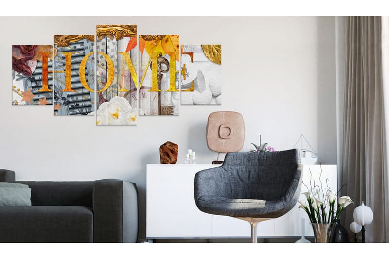 Bilde Home Variety 100x50 - Artgeist sp. z o. o. - Innredning - Bilder & kunst - Lerretsbilder
