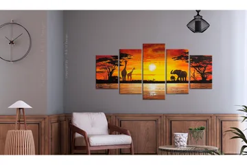 Bilde Hot Safari 100x50 - Artgeist sp. z o. o. - Innredning - Bilder & kunst - Lerretsbilder