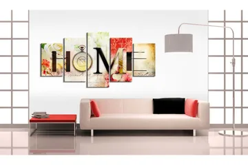 Bilde House Of Flowers 200x100 - Artgeist sp. z o. o. - Innredning - Bilder & kunst - Lerretsbilder