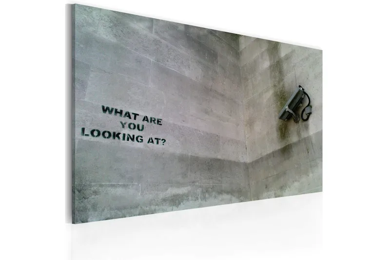 Bilde Hva Glor Du På? Banksy 60x40, Artgeist sp. z o. o.