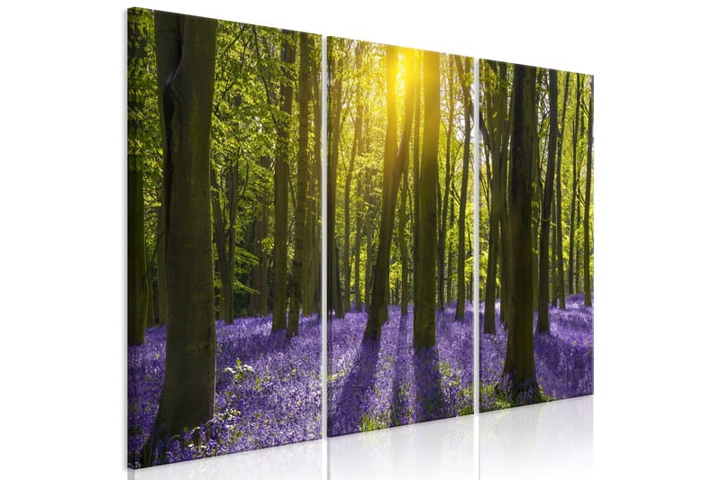 Bilde Hyacinth Field 3 Parts 90x60, Artgeist sp. z o. o.