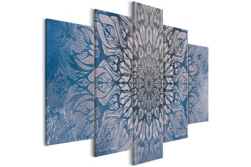 Bilde Hypnosis 5 Parts Blue Wide 200x100 - Artgeist sp. z o. o. - Innredning - Bilder & kunst - Lerretsbilder