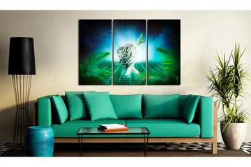 Bilde Ice Tiger 120x80 - Artgeist sp. z o. o. - Innredning - Bilder & kunst - Lerretsbilder