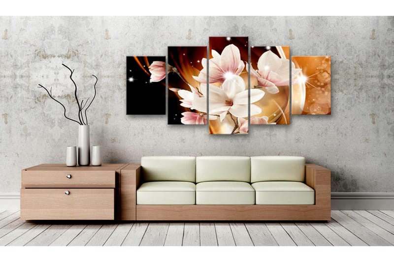 Bilde Illumination Magnolia 200x100 - Artgeist sp. z o. o. - Innredning - Bilder & kunst - Lerretsbilder