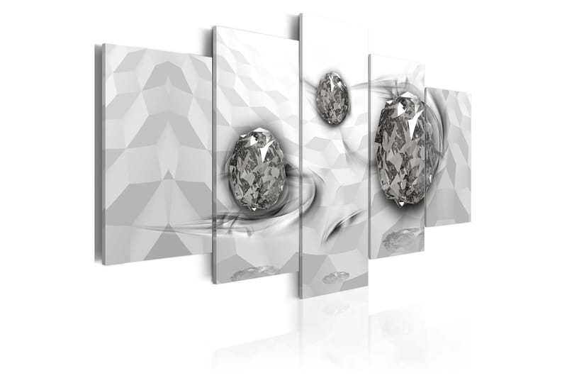 Bilde Immersed Silver 100x50 - Artgeist sp. z o. o. - Innredning - Bilder & kunst - Lerretsbilder