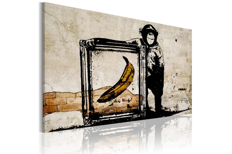 Bilde Inspired By Banksy Sepia 60x40, Artgeist sp. z o. o.