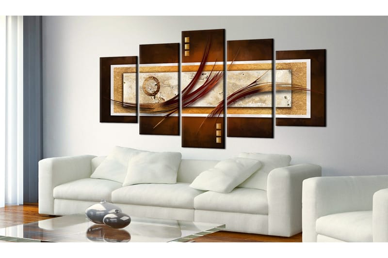Bilde Iridescent Brown 200x100 - Artgeist sp. z o. o. - Innredning - Bilder & kunst - Lerretsbilder