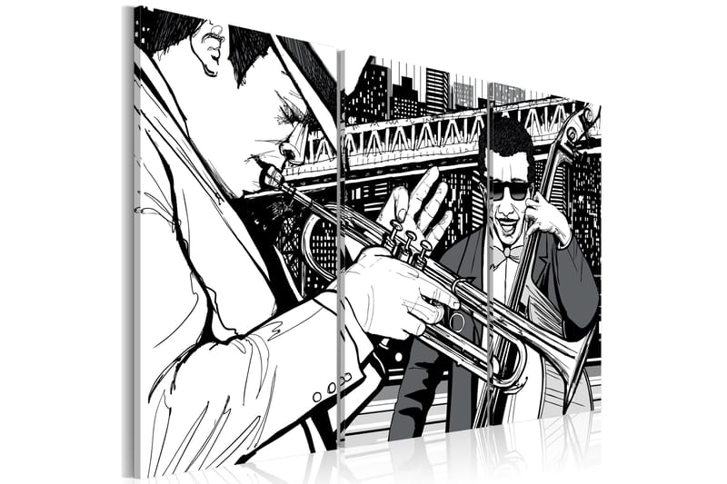 Bilde Jazzkonsert New York Skyskraper 60x40, Artgeist sp. z o. o.