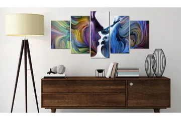 Bilde Kiss Of Colours 200x100 - Artgeist sp. z o. o. - Innredning - Bilder & kunst - Lerretsbilder