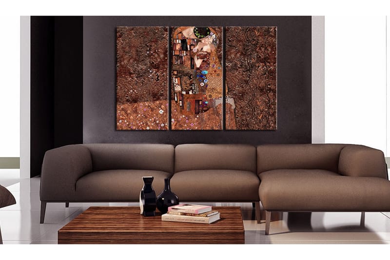 Bilde Klimt Inspiration The Color Of Love 120x80 - Artgeist sp. z o. o. - Innredning - Bilder & kunst - Lerretsbilder