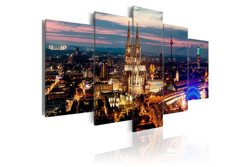 Bilde Koeln Night Panorama 200x100, Artgeist sp. z o. o.