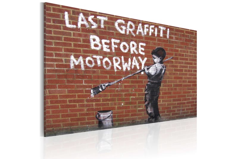 Bilde Last Graffiti Before Motorway Banksy 60x40 - Artgeist sp. z o. o. - Innredning - Bilder & kunst - Lerretsbilder