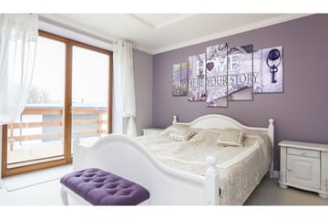 Bilde Lavender Dream 200x100 - Artgeist sp. z o. o. - Innredning - Bilder & kunst - Lerretsbilder