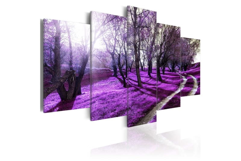 Bilde Lavender Orchard 200x100 - Artgeist sp. z o. o. - Innredning - Bilder & kunst - Lerretsbilder