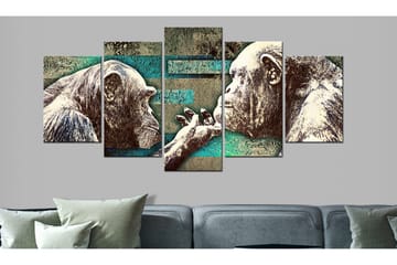 Bilde Learning Of Tenderness 100x50 - Artgeist sp. z o. o. - Innredning - Bilder & kunst - Lerretsbilder