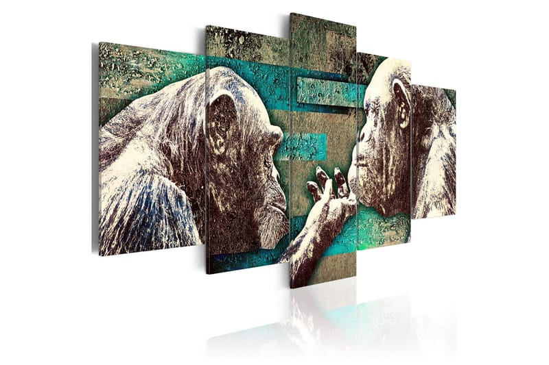 Bilde Learning Of Tenderness 100x50, Artgeist sp. z o. o.