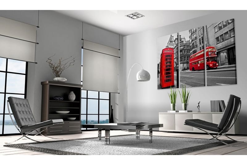 Bilde London Life 60x40 - Artgeist sp. z o. o. - Innredning - Bilder & kunst - Lerretsbilder
