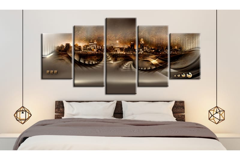 Bilde Lost City 200x100 - Artgeist sp. z o. o. - Innredning - Bilder & kunst - Lerretsbilder