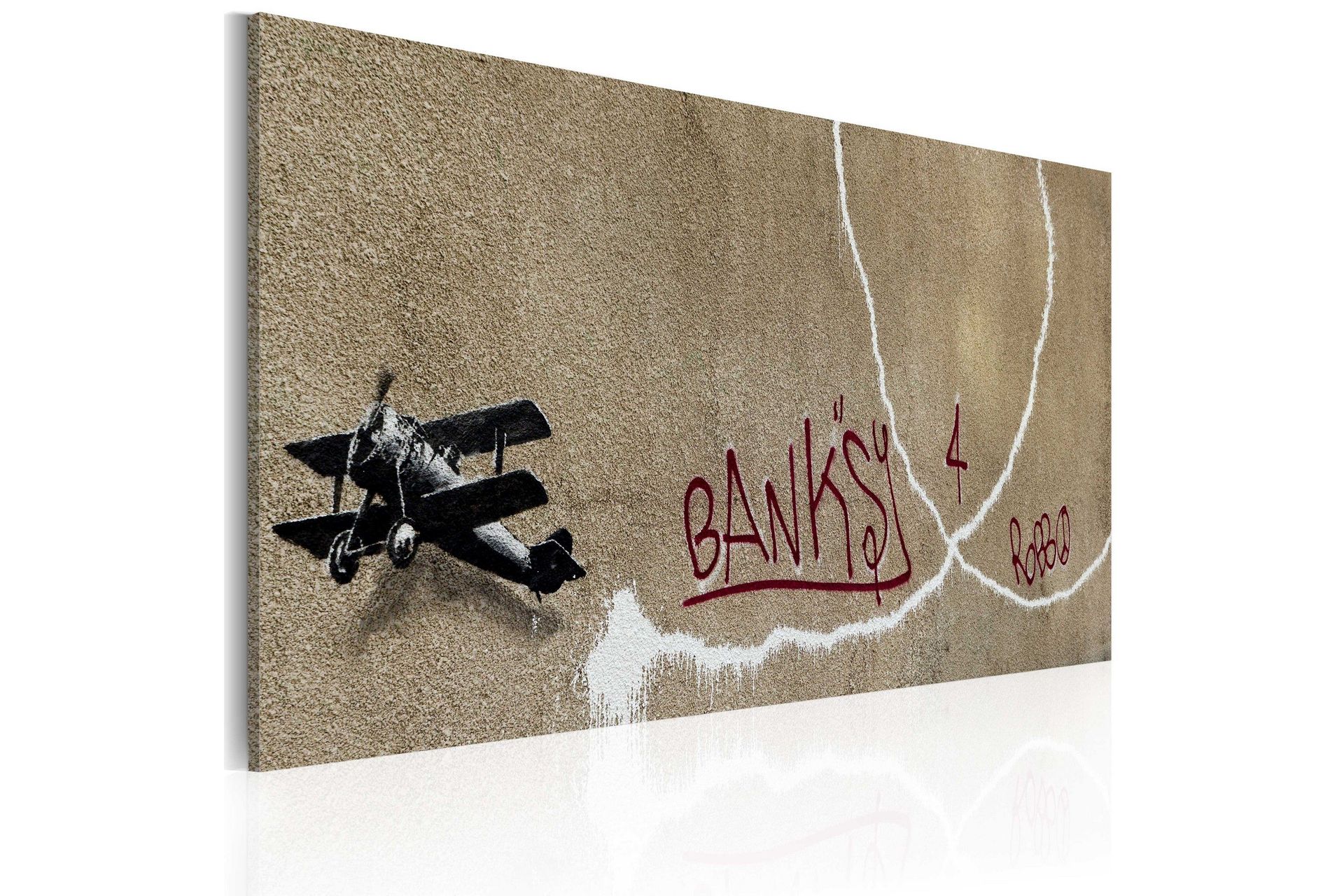 Bilde Love Plane Banksy 60x40 - Artgeist sp. z o. o.