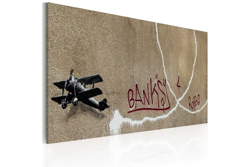 Bilde Love Plane Banksy 60x40, Artgeist sp. z o. o.