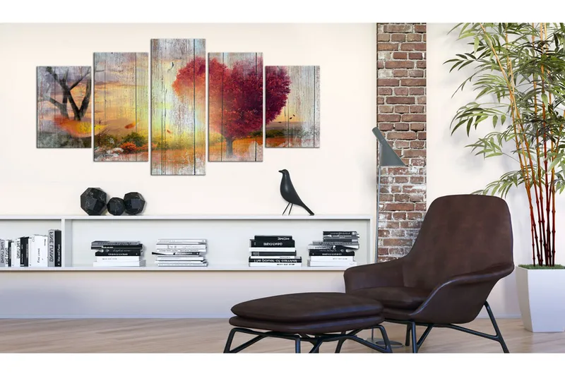 Bilde Lovers’ Autumn 100x50 - Artgeist sp. z o. o. - Innredning - Bilder & kunst - Lerretsbilder