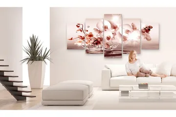 Bilde Lyric Of Orchid 200x100 - Artgeist sp. z o. o. - Innredning - Bilder & kunst - Lerretsbilder