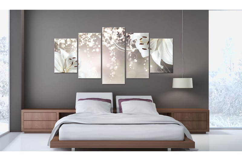 Bilde Magic White 200x100 - Artgeist sp. z o. o. - Innredning - Bilder & kunst - Lerretsbilder