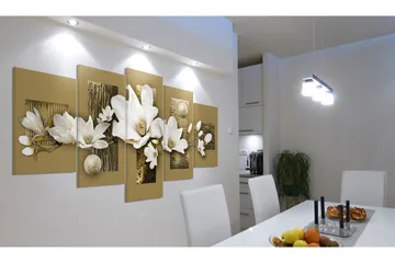 Bilde Magnolia Garden 100x50 - Artgeist sp. z o. o. - Innredning - Bilder & kunst - Lerretsbilder