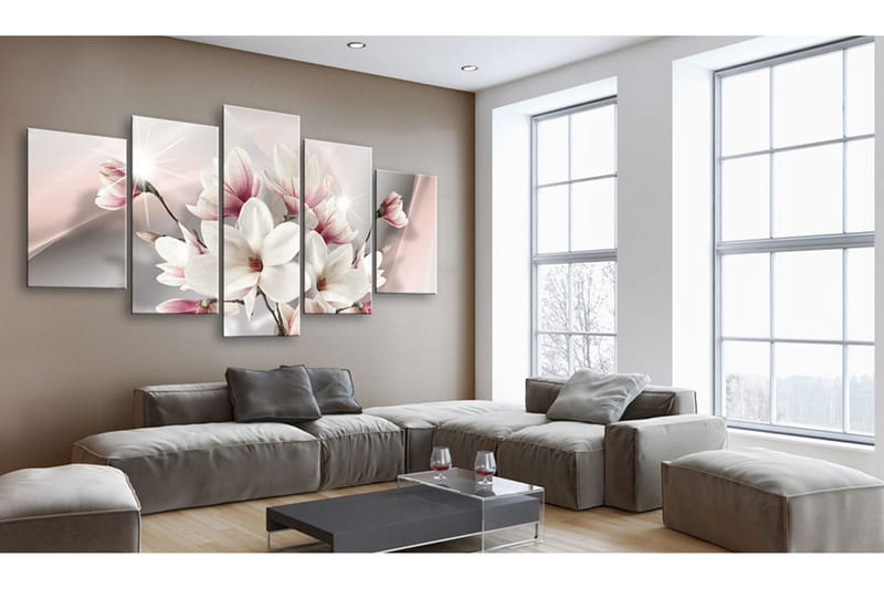 Bilde Magnolia In Bloom 100x50 - Artgeist sp. z o. o. - Innredning - Bilder & kunst - Lerretsbilder
