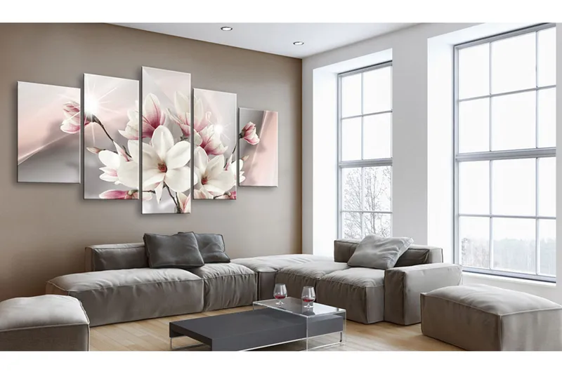 Bilde Magnolia In Bloom 200x100 - Artgeist sp. z o. o. - Innredning - Bilder & kunst - Lerretsbilder
