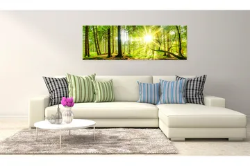 Bilde Majestic Trees 135x45 - Artgeist sp. z o. o. - Innredning - Bilder & kunst - Lerretsbilder