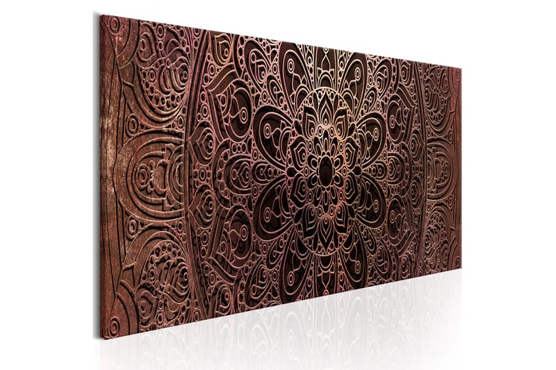Bilde Mandala Amber Silence 150x50 - Artgeist sp. z o. o. - Innredning - Bilder & kunst - Lerretsbilder