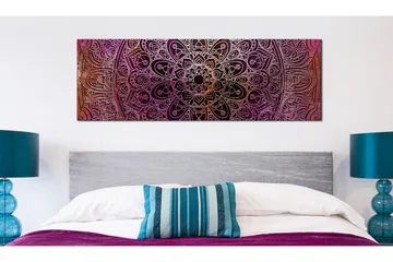 Bilde Mandala Amethyst Energy 120x40 - Artgeist sp. z o. o. - Innredning - Bilder & kunst - Lerretsbilder