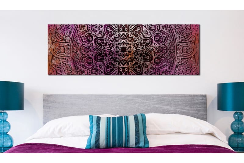 Bilde Mandala Amethyst Energy 120x40 - Artgeist sp. z o. o. - Innredning - Bilder & kunst - Lerretsbilder