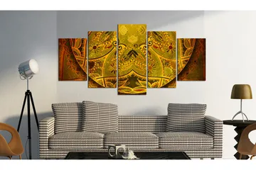 Bilde Mandala Golden Power 100x50 - Artgeist sp. z o. o. - Innredning - Bilder & kunst - Lerretsbilder