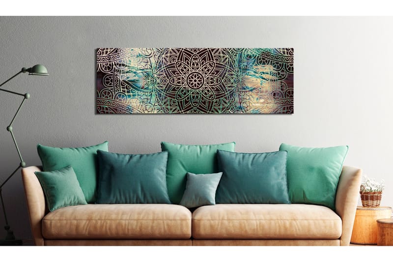 Bilde Mandala Knot Of Peace 150x50 - Artgeist sp. z o. o. - Innredning - Bilder & kunst - Lerretsbilder