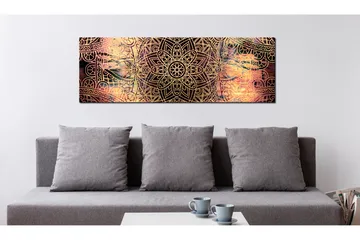 Bilde Mandala Sunny Poetry 120x40 - Artgeist sp. z o. o. - Innredning - Bilder & kunst - Lerretsbilder