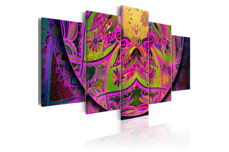 Bilde Mandala Pink Power 200x100, Artgeist sp. z o. o.