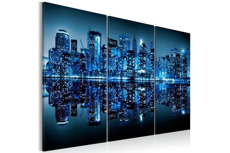 Bilde Manhattan In Blue Shade 120x80, Artgeist sp. z o. o.