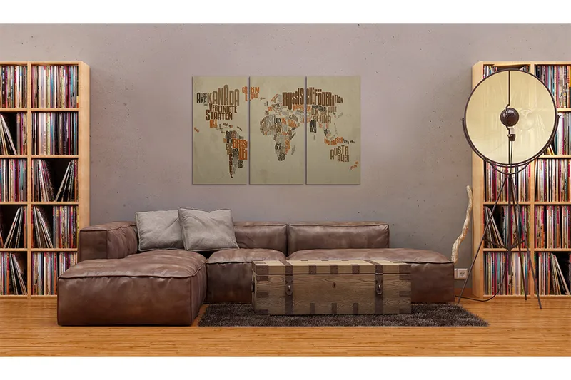 Bilde Map of the world 90x60, Artgeist sp. z o. o.