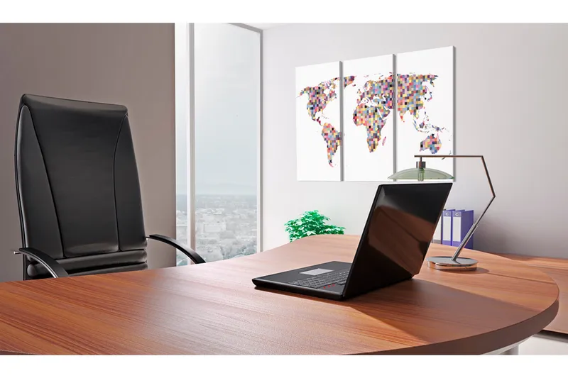 Bilde Map of the World 90x60, Artgeist sp. z o. o.