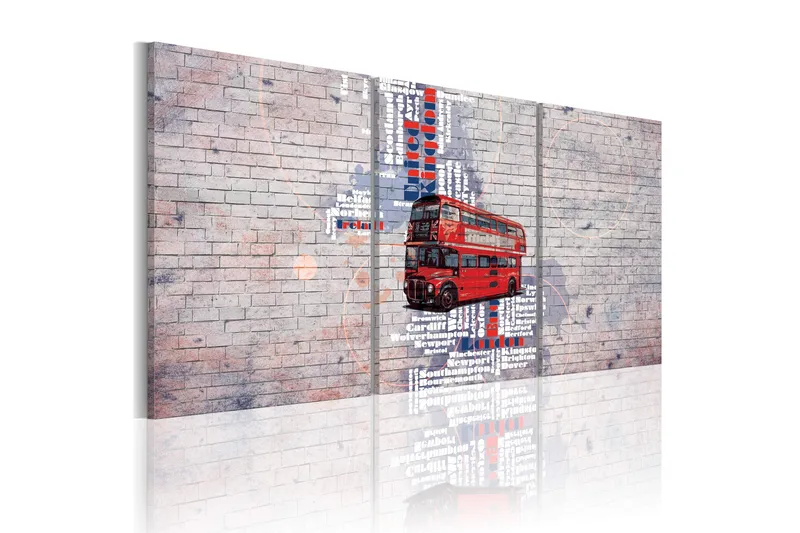 Bilde Map United Kingdom 60x30, Artgeist sp. z o. o.