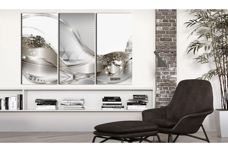 Bilde Mathematical Wave 120x80 - Artgeist sp. z o. o. - Innredning - Bilder & kunst - Lerretsbilder