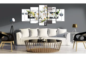 Bilde Mechanical Orchid 200x100 - Artgeist sp. z o. o. - Innredning - Bilder & kunst - Lerretsbilder