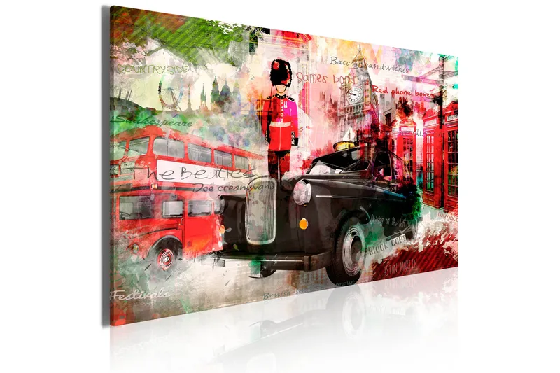 Bilde Memories From London 90x60, Artgeist sp. z o. o.