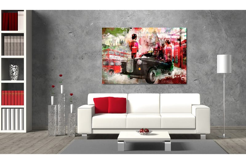 Bilde Memories From London 90x60 - Artgeist sp. z o. o. - Innredning - Bilder & kunst - Lerretsbilder