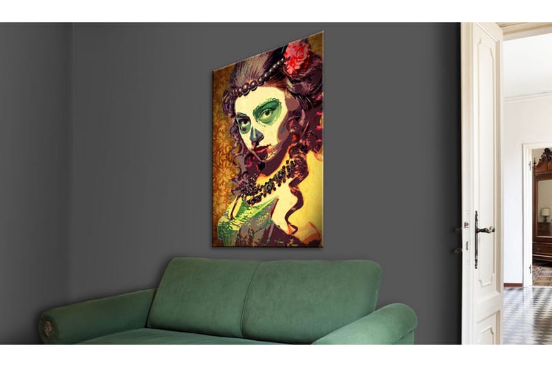Bilde Mexican Skull 60x90 - Artgeist sp. z o. o. - Innredning - Bilder & kunst - Lerretsbilder