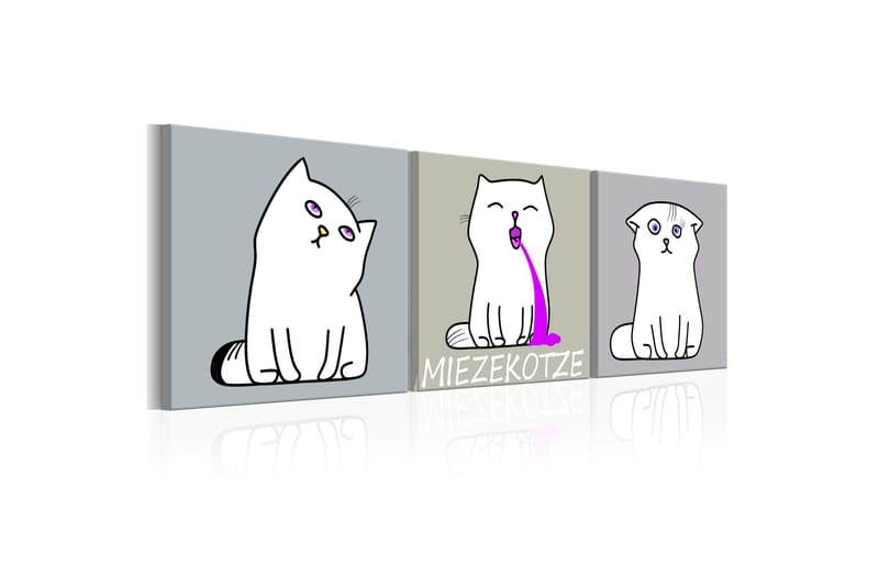 Bilde Miezekotze Cat Trio 120x40, Artgeist sp. z o. o.