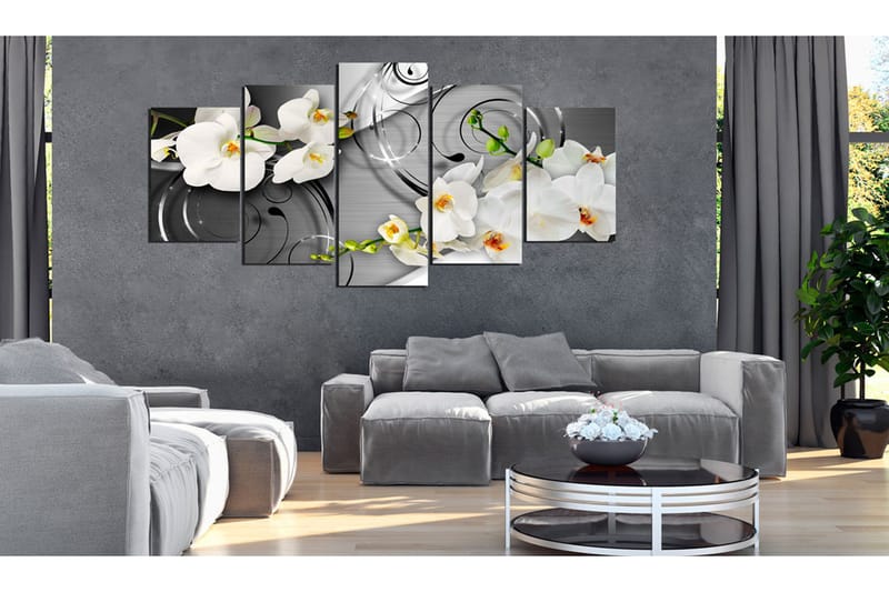 Bilde Milky Orchids 100x50 - Artgeist sp. z o. o. - Innredning - Bilder & kunst - Lerretsbilder